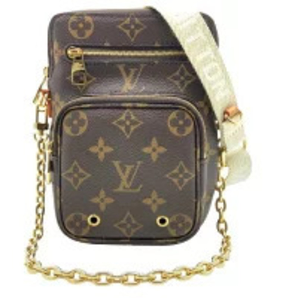 LOUIS VUITTON Utility Crossbody Monogram Shoulder Bag Chain Strap